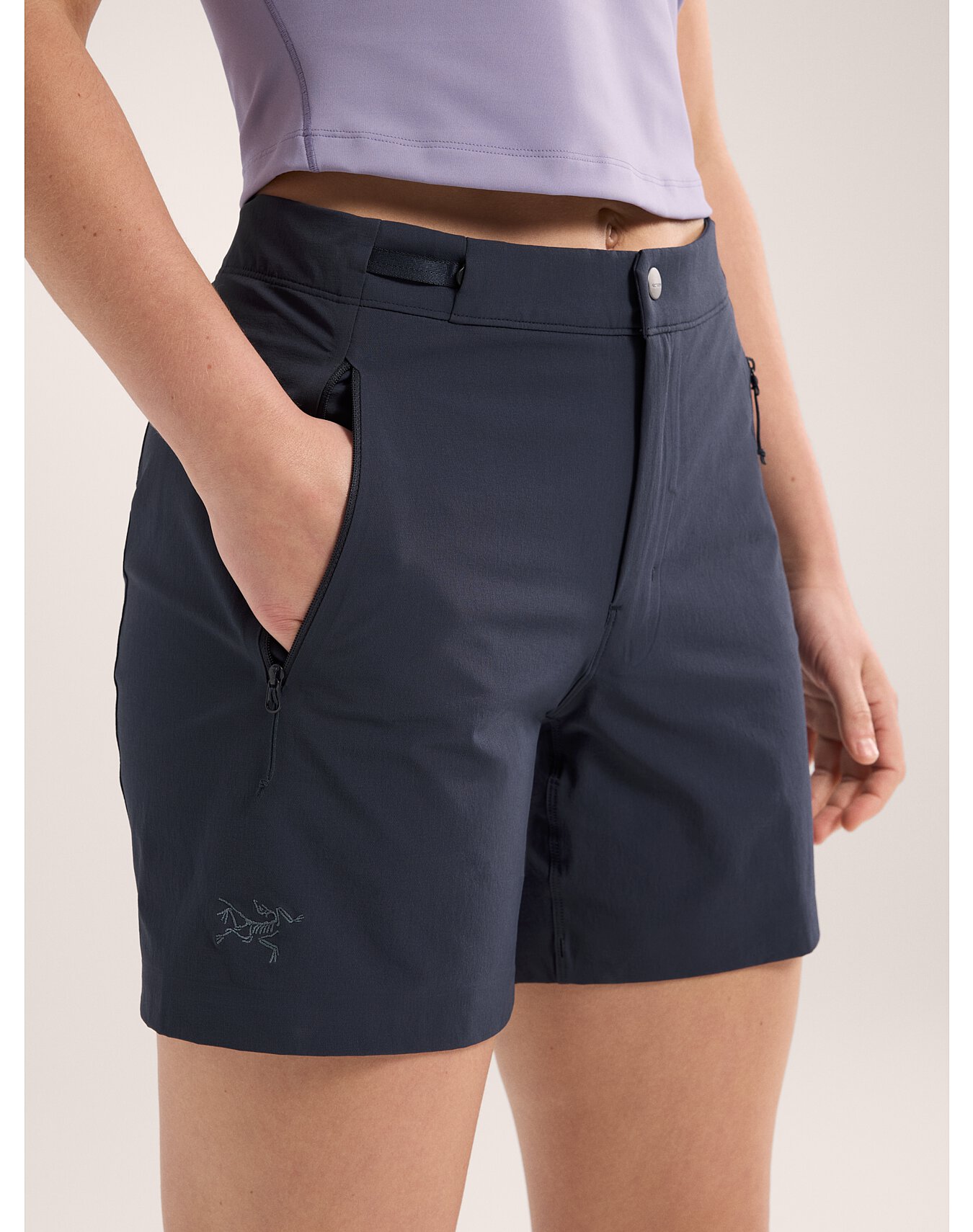 Arcteryx Gamma Shorts 6inch Womens Black Sapphire