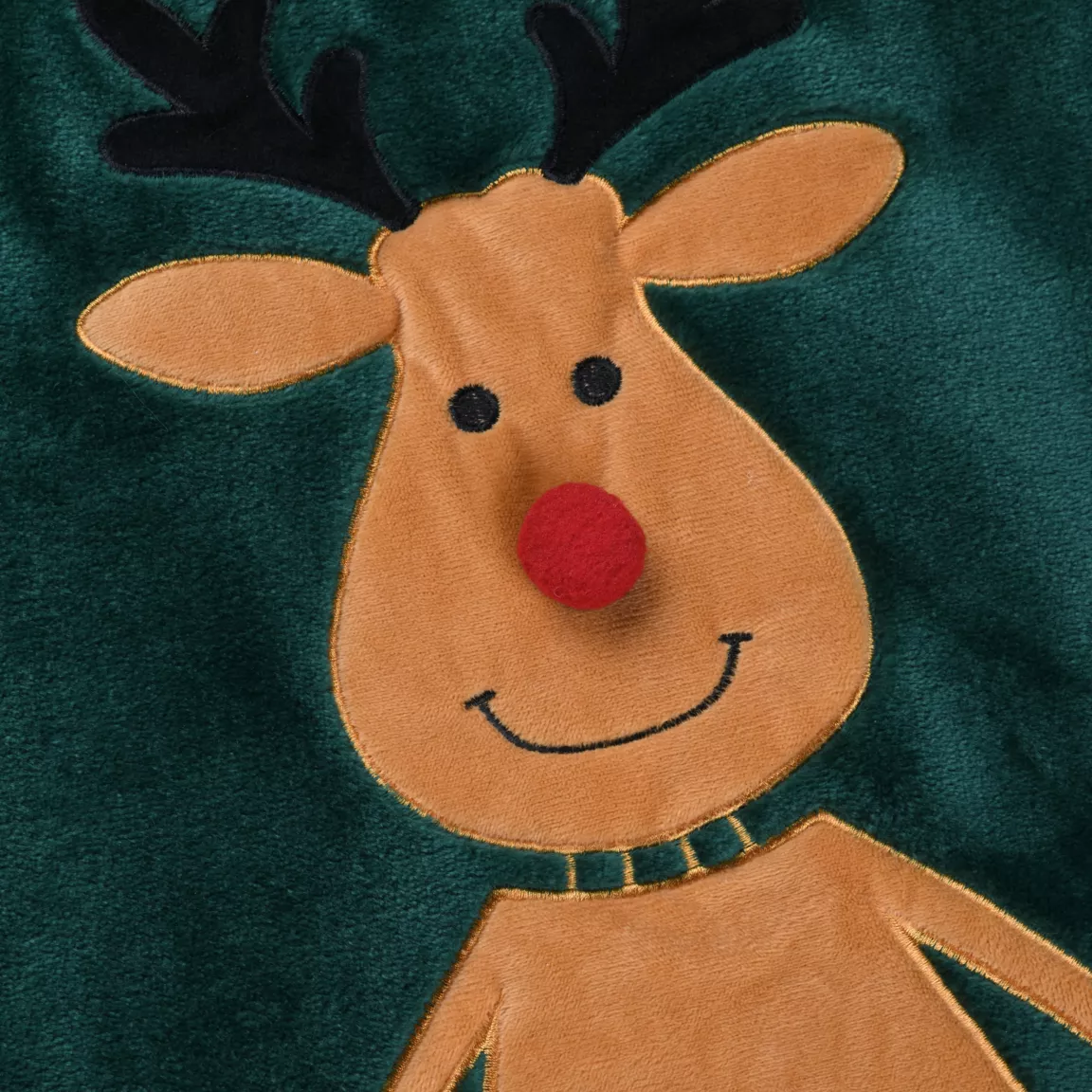 Plaid de Noël (125 x 150 cm) Edgard Renne Vert sapin