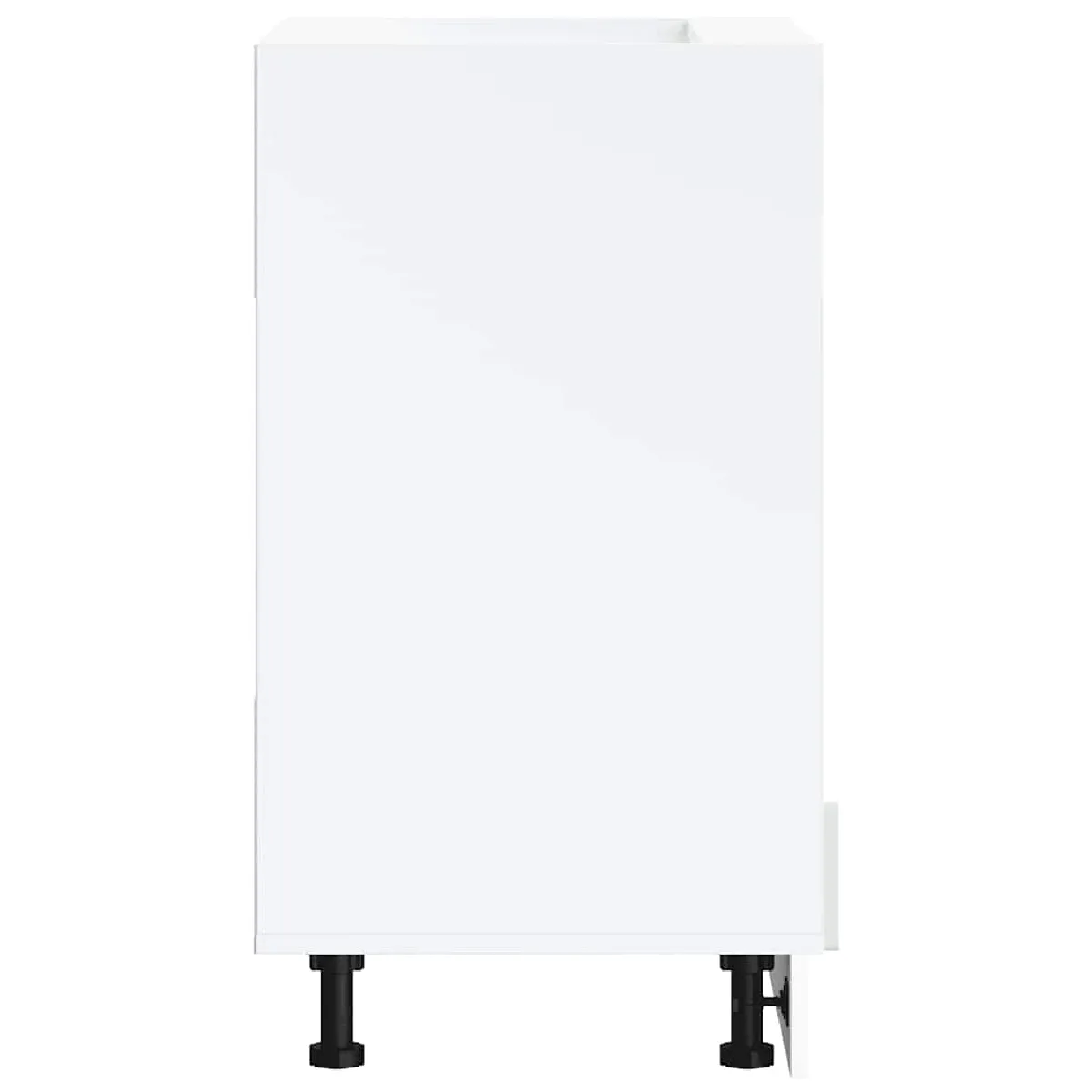 VidaXL Armoire à four Porto blanc brillant