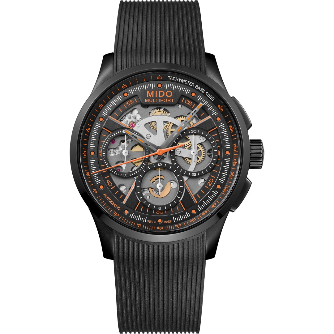 Mido Multifort Skeleton Chronograph