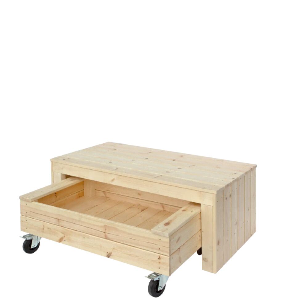 BENK OG MULTIKASSE PLUS FUN M/HJUL 120CM