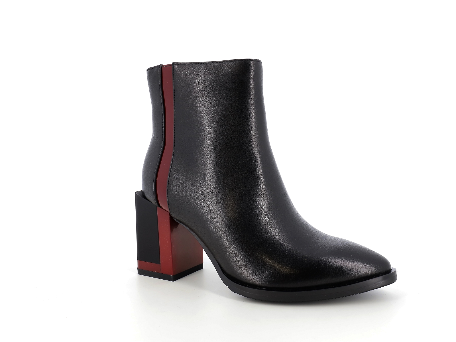 Metamorf ose-PALOTIN Cuir Noir Rouge