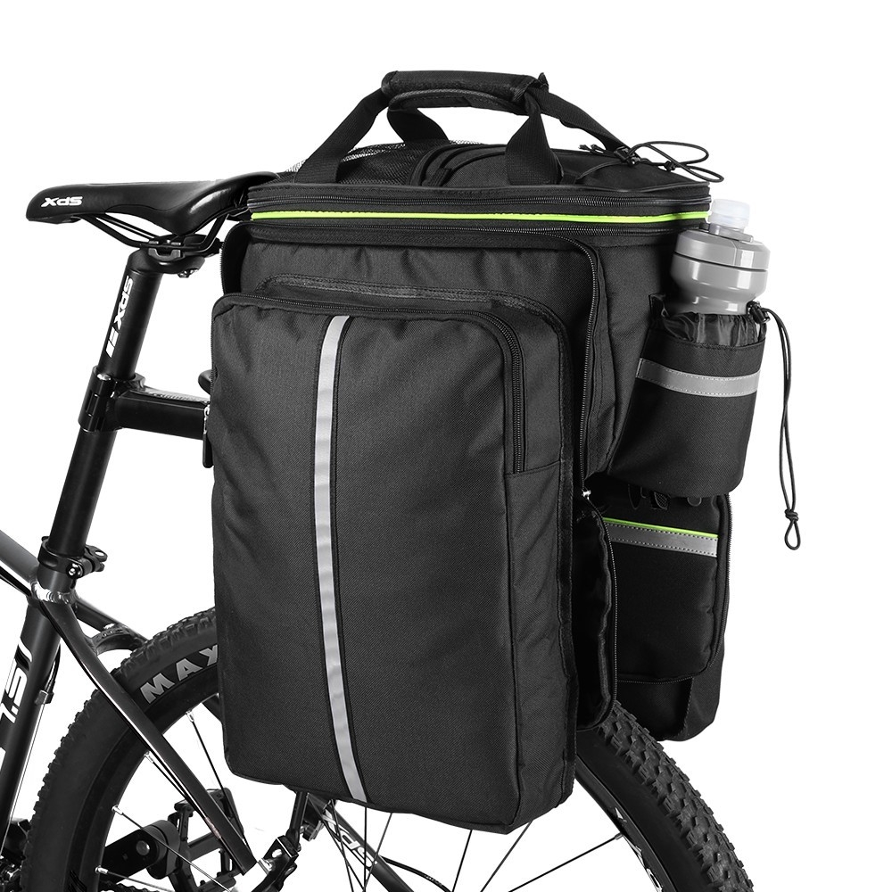 (20L-35L) Wasserfeste Gravel Bike Velo Fahrrad Satteltasche - Schwarz