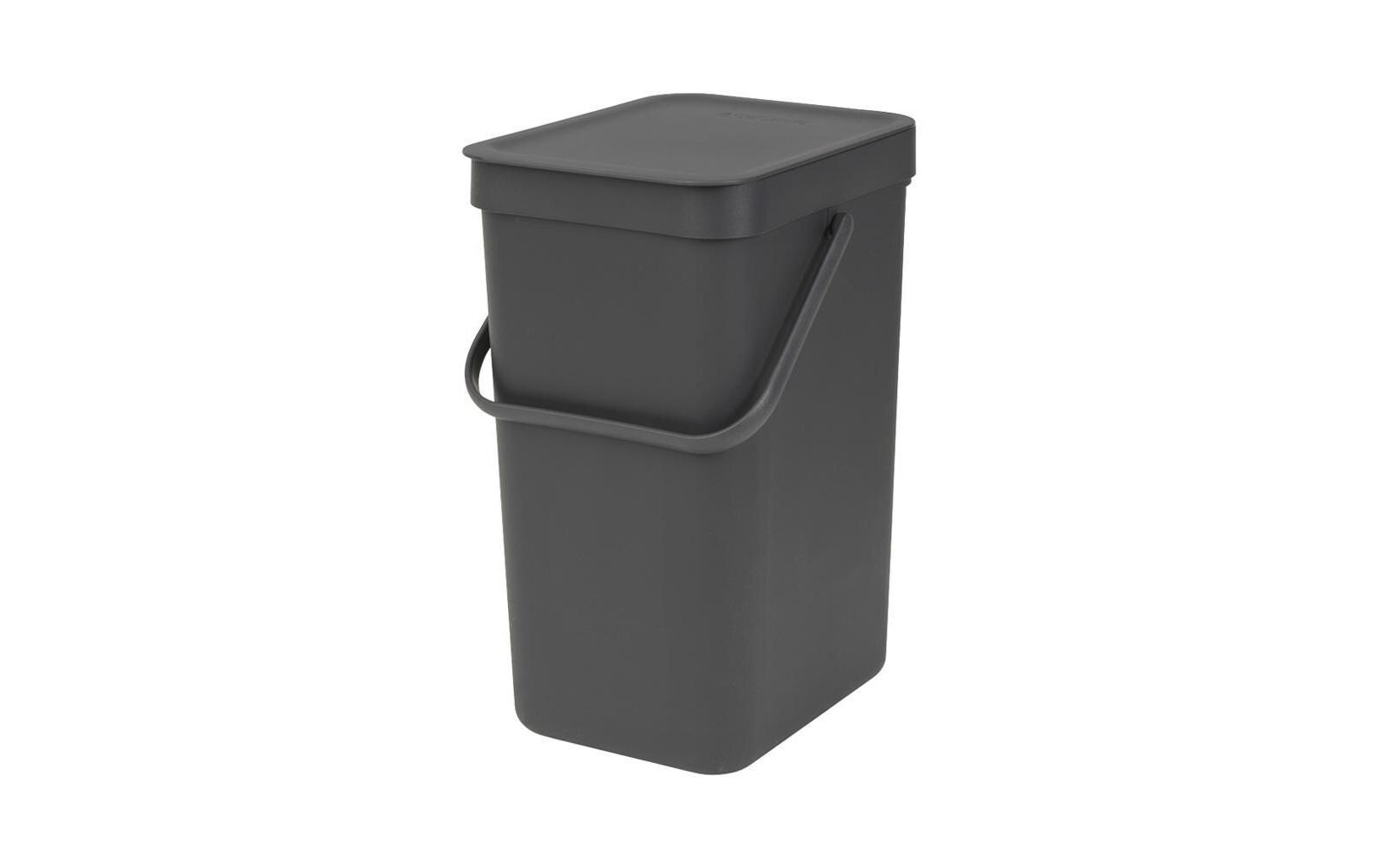 Recyclingbehälter Sort & Go 12 l, DunkelgrauMülleimer