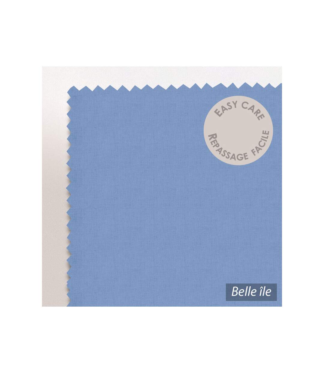 Drap housse uni 140x190 cm coton ALTO Belle ile