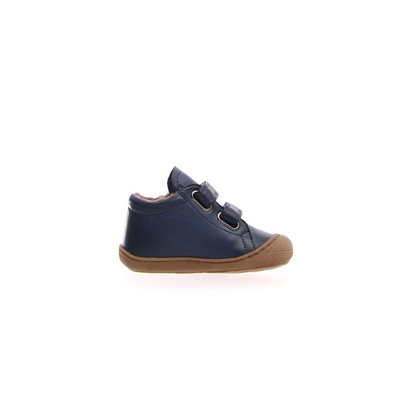 Naturino Naturino Cocoon Supersouple Velcros Fourré Marine