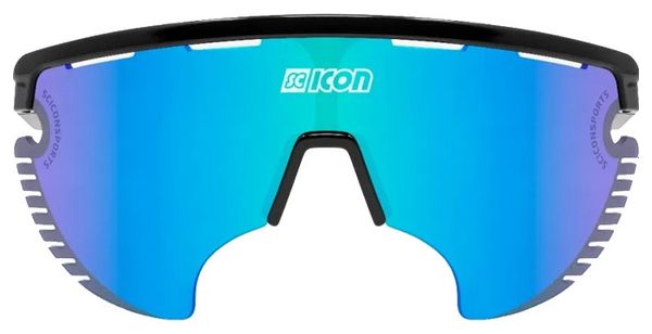 Lunettes SCICON Aerowing Lamon Noir / Multimirror Bleu