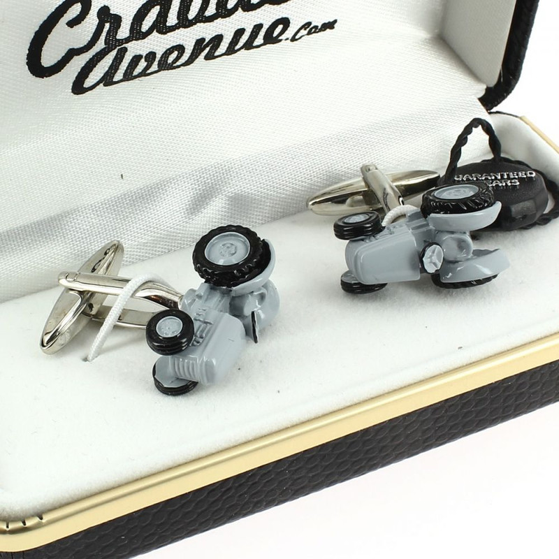 Boutons de manchette, Tracteur Vintage
