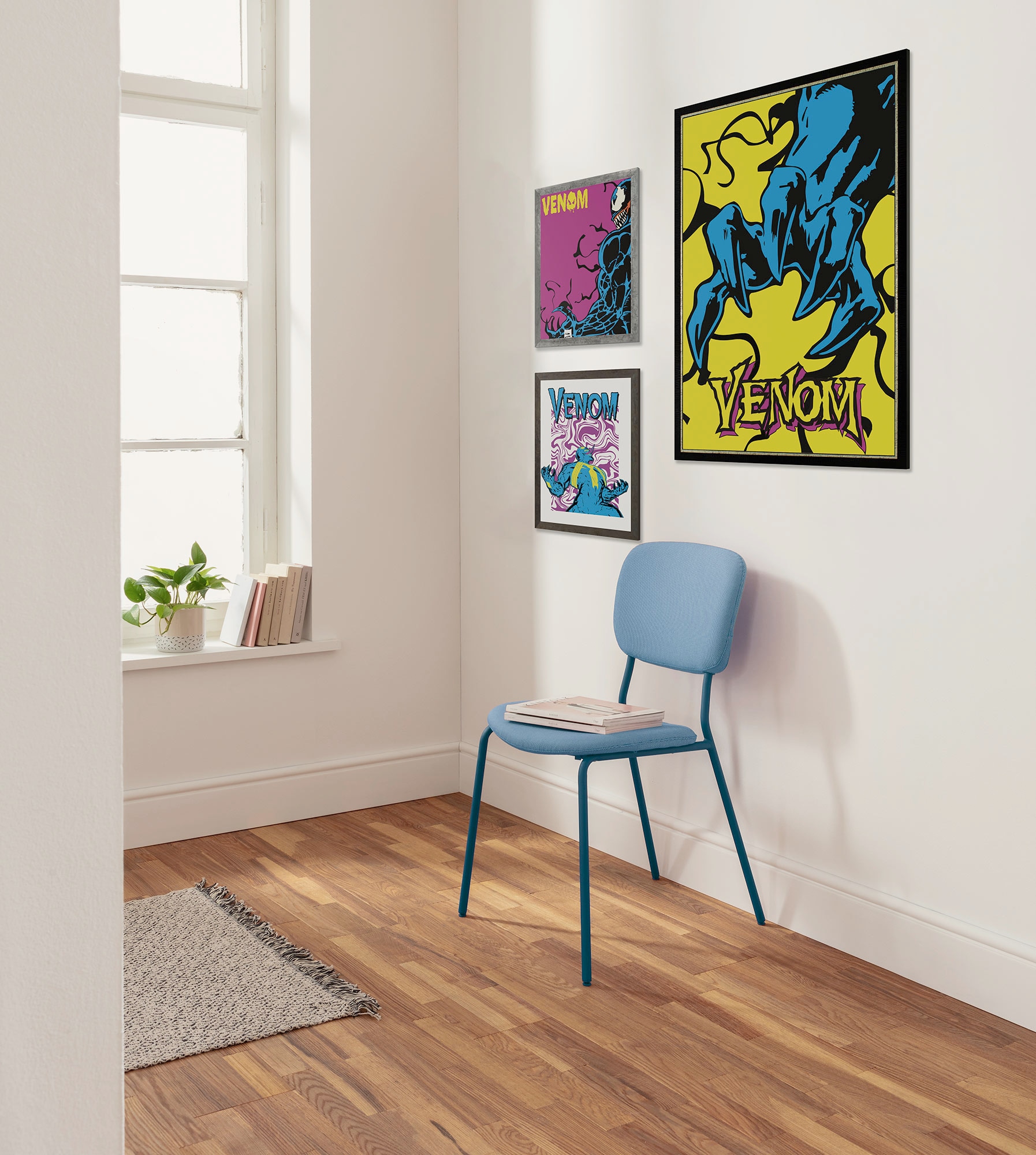Komar Wandbild »Marvel Venom Colourful Scream« Disney Set, 1 Stk. tlg. 40 x 50 cm (Breite x Höhe) - Kinderzimmer, Dekoration