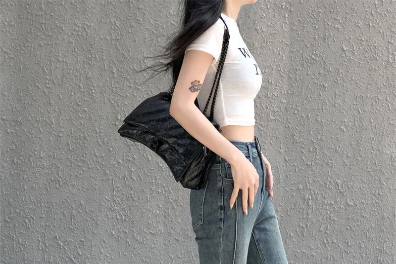 Frigga - High Waist Washed Flared Jeans