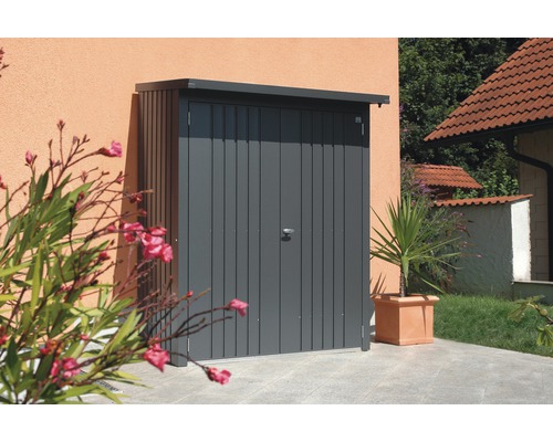 deurpakket biohort WoodStock 150, 138 x 172,5 cm, donkergrijs metallic