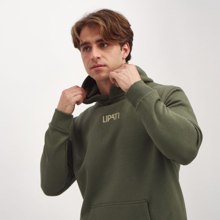 Lipati Herre Trøjer Not For Running Hoodie Grøn