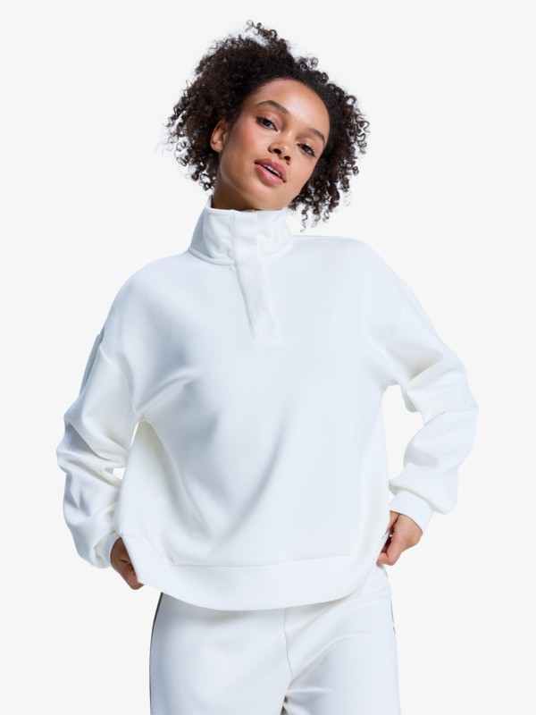 Rise & Vibe Sweet Polaire de sport Blanc Femme