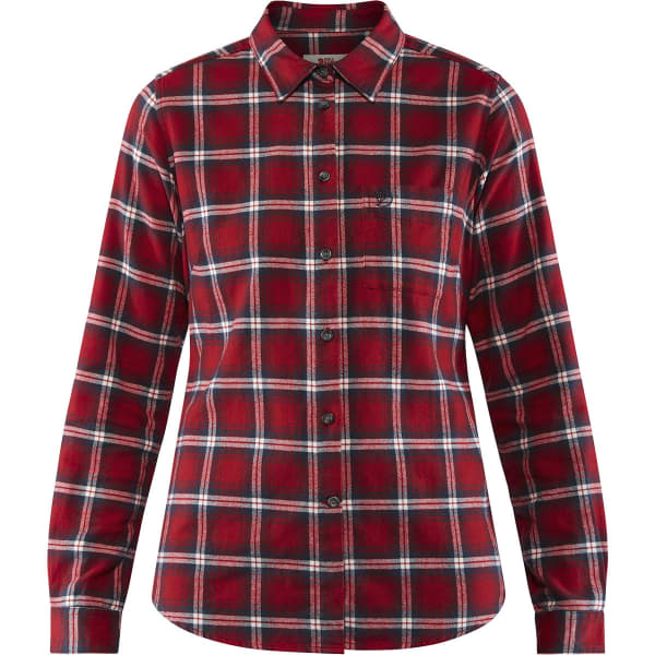 Chemise FJALLRAVEN ÖVIK FLANNEL SHIRT W DEEP RED