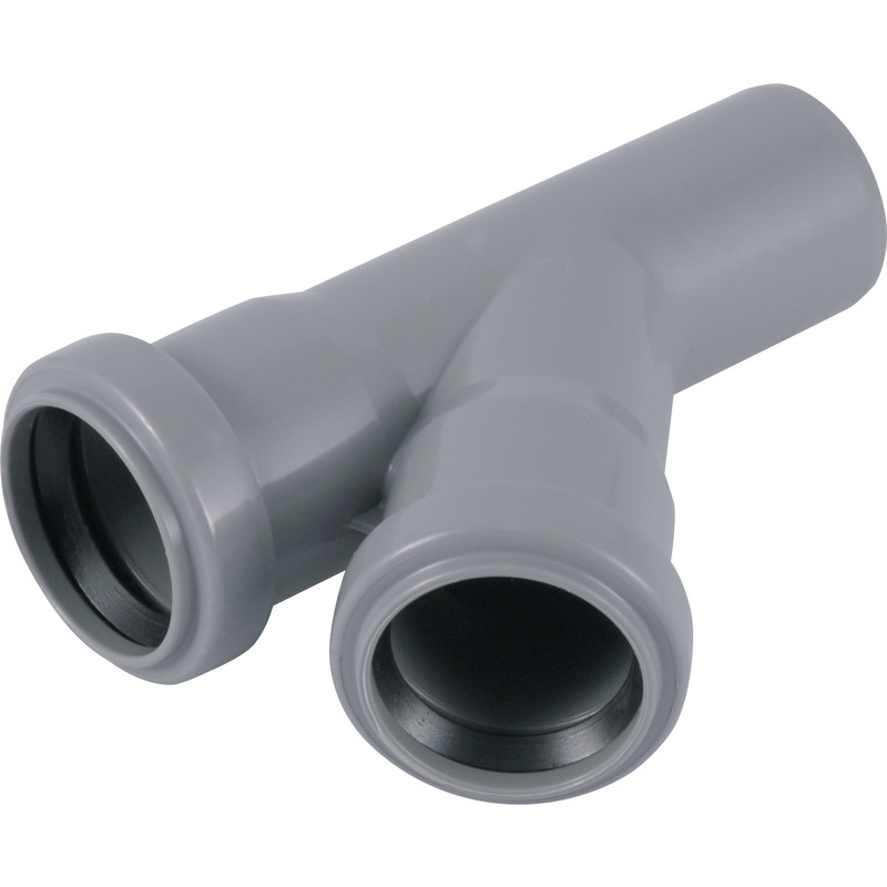 PP T-Stuk 45° 40/40mm