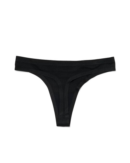string sans coutures noir