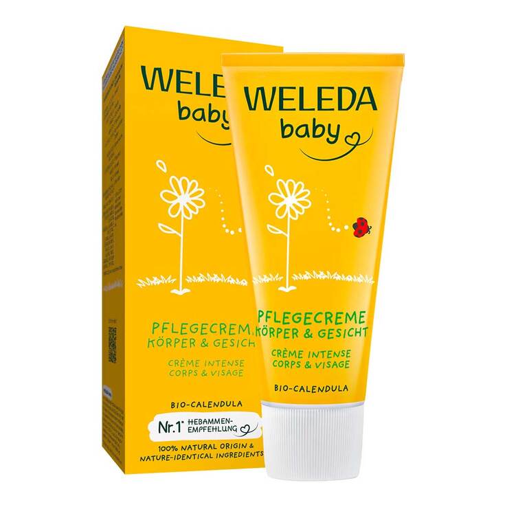Weleda Calendula Pflegecreme Körper & Gesicht, 75 ml