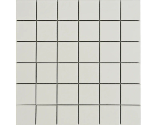 Keramisch mozaïek 29,8 x 29,8 cm wit mat