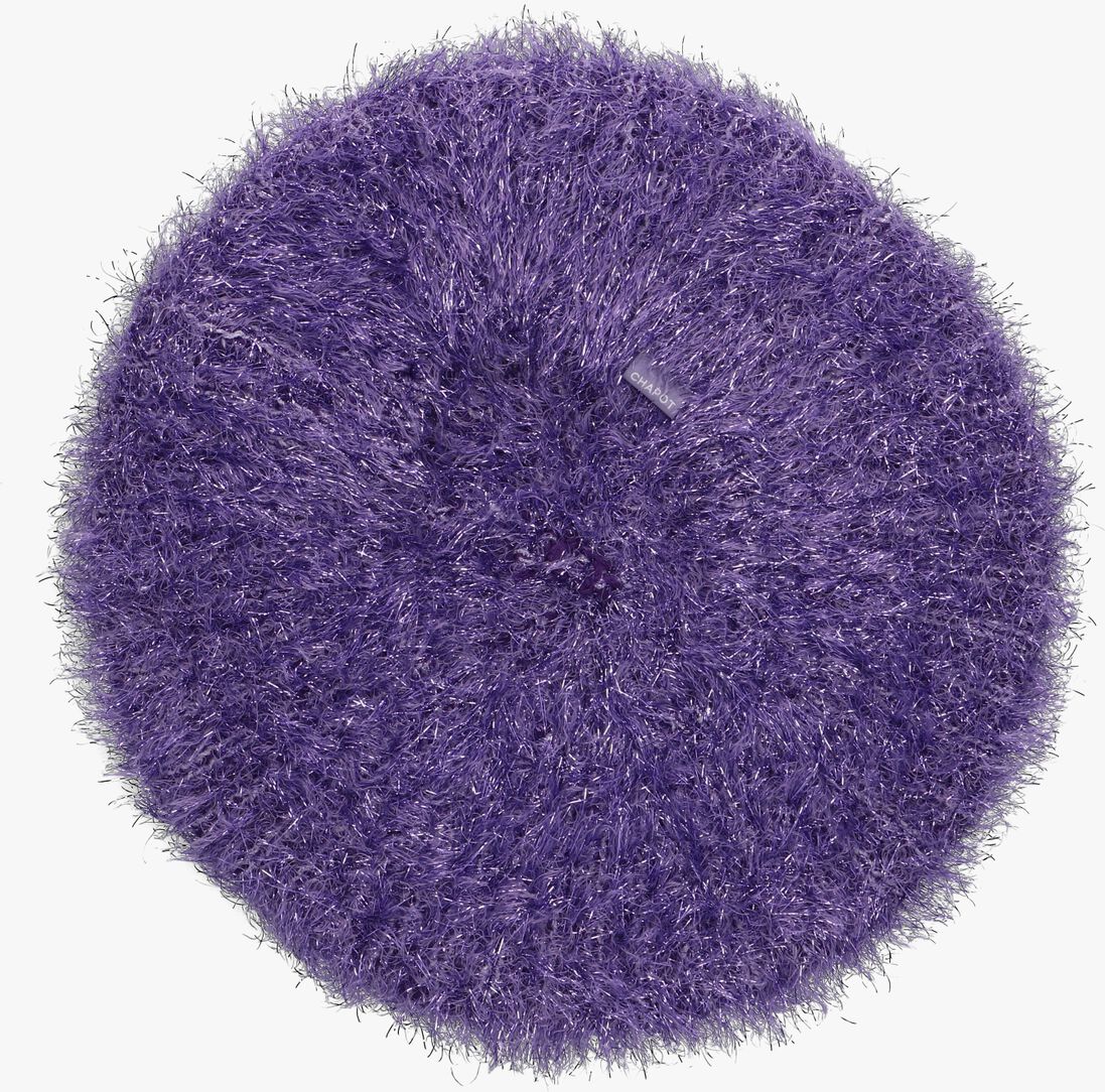 FABIENNE CHAPOT paarse fabienne chapot muts kitty beret