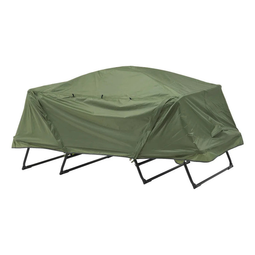 Campingseng med telt 215x125x110 cm