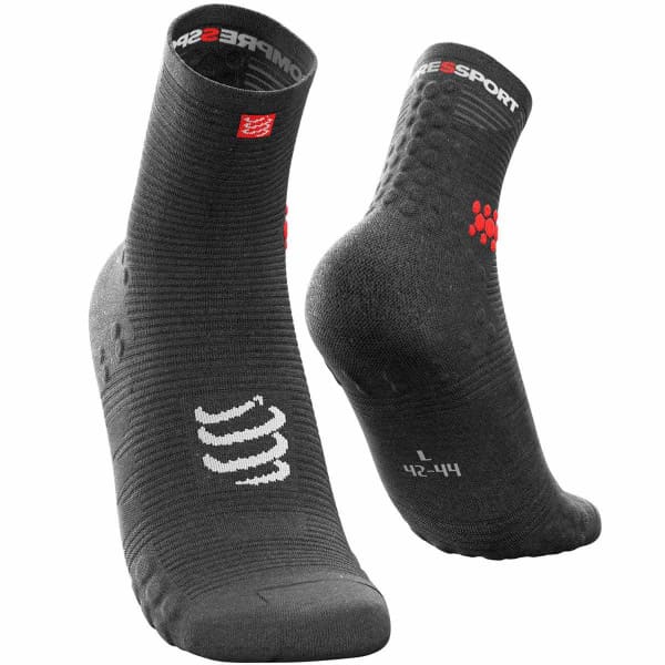 Chaussette running COMPRESSPORT PRORACING SOCKS V3.0 RUN HIGH BLACK