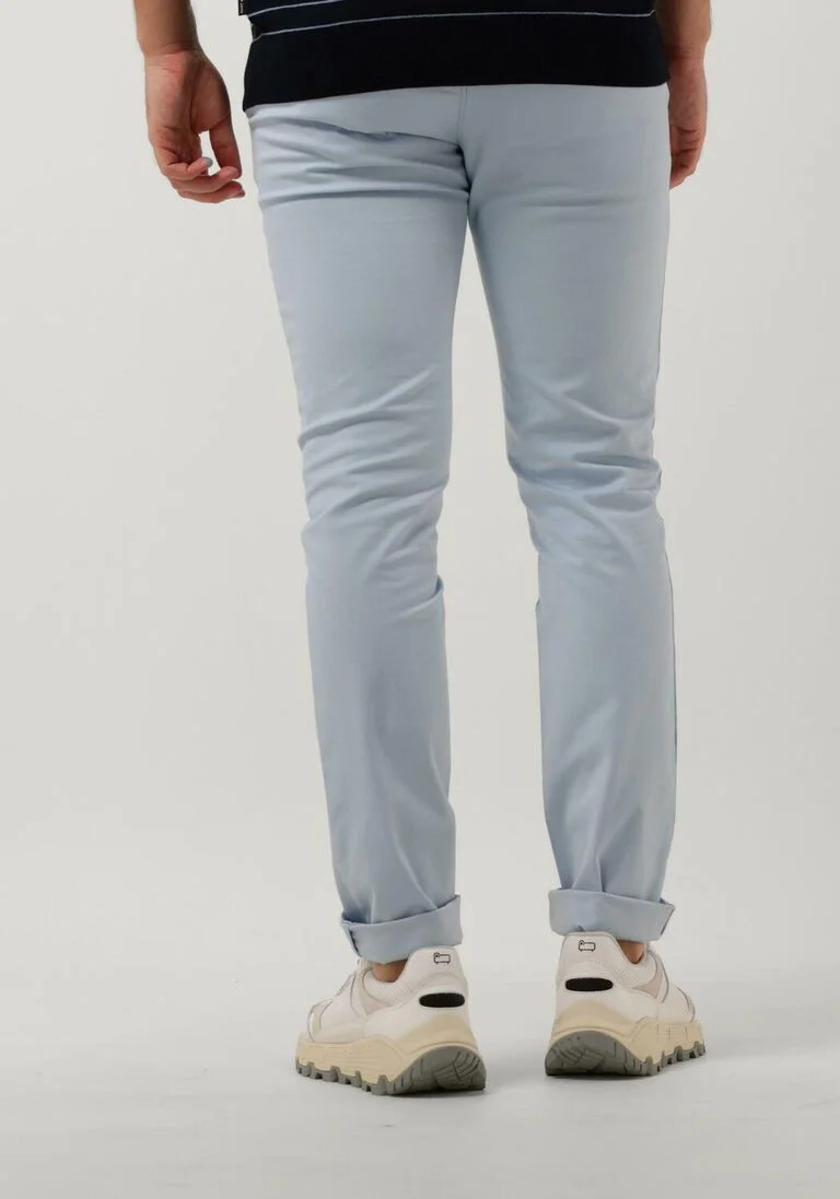 TOMMY HILFIGER lichtblauwe tommy hilfiger chino bleecker chino 1985 pima cotton