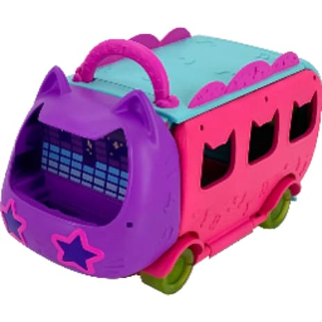 Gabbys dukkehus krymmelfest-bus og tilbehør