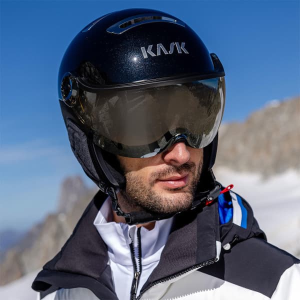 Casque de ski KASK CHROME VISOR BLACK/SILVER/SILVER MIRROR