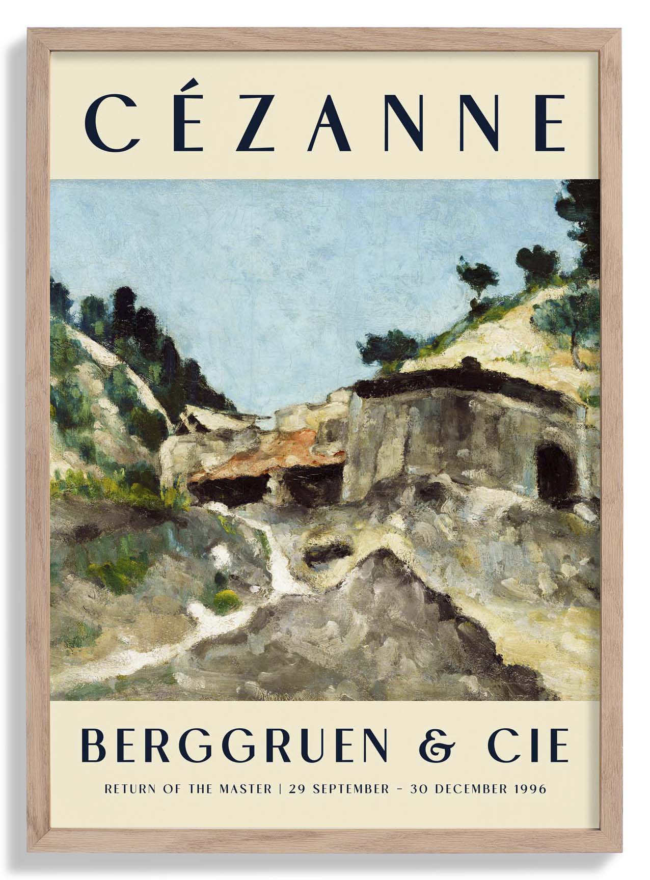 Landschaft mit Wassermühle Kunstausstellung von Paul Cézanne