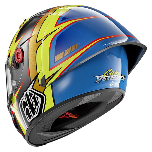 Shark - Casque Race-R Pro GP 06 Replica Cameron Peterson - Troy Lee Designs Bleu / Jaune / Anthracite