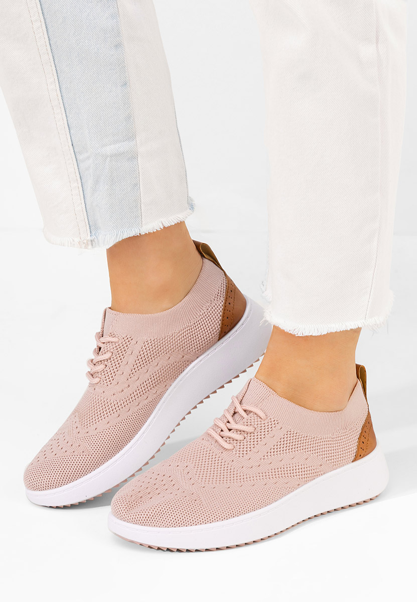 Chaussures casual femme roses Sorisa