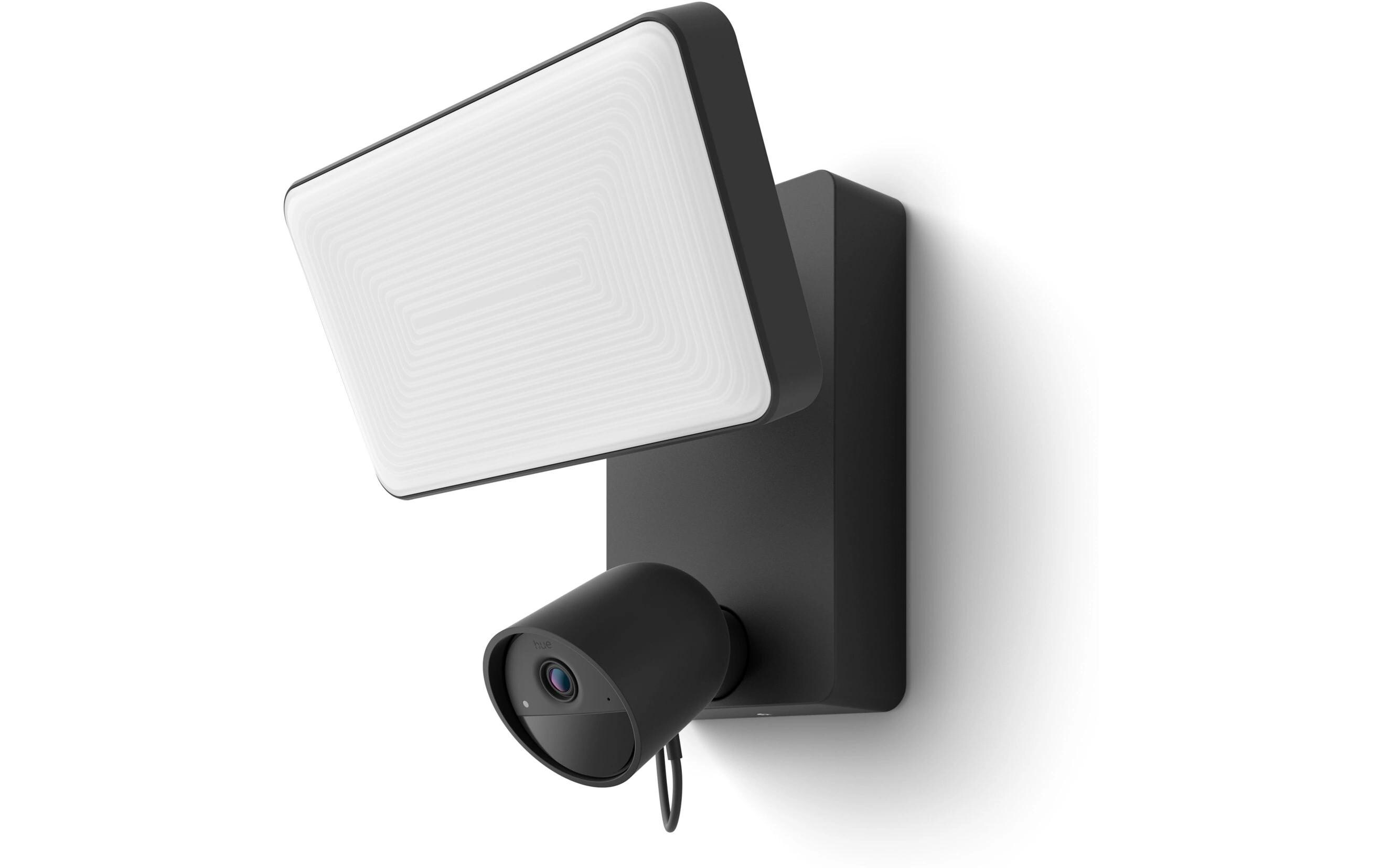 Secure Flutlichtkamera Schwarz<br>Beleuchtung. Kamera. Hue Secure.