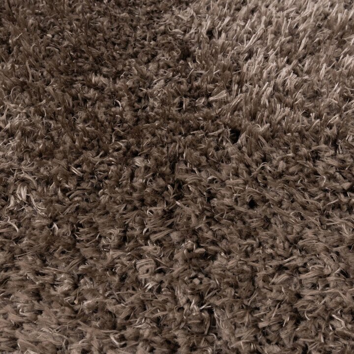 Ovaal Shaggy vloerkleed - Blaze Taupe