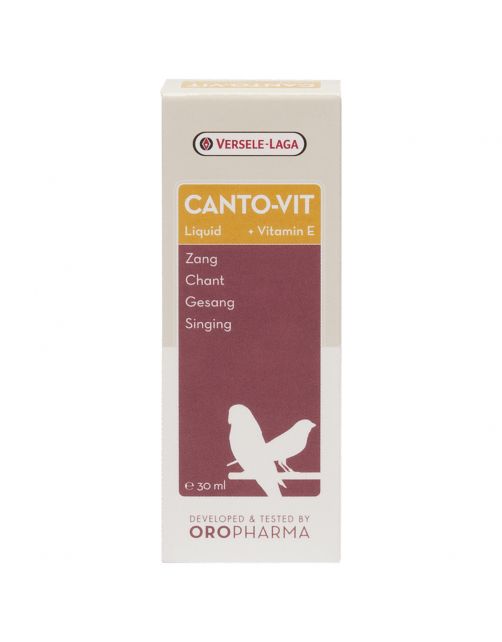 Versele-Laga Oropharma Canto-Vit Liquid Zang&Vitamine E - Vogelsupplement - 30 ml