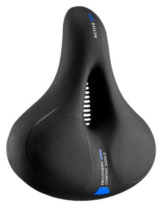 Selle de vélo Rockbros  - noire et bleue