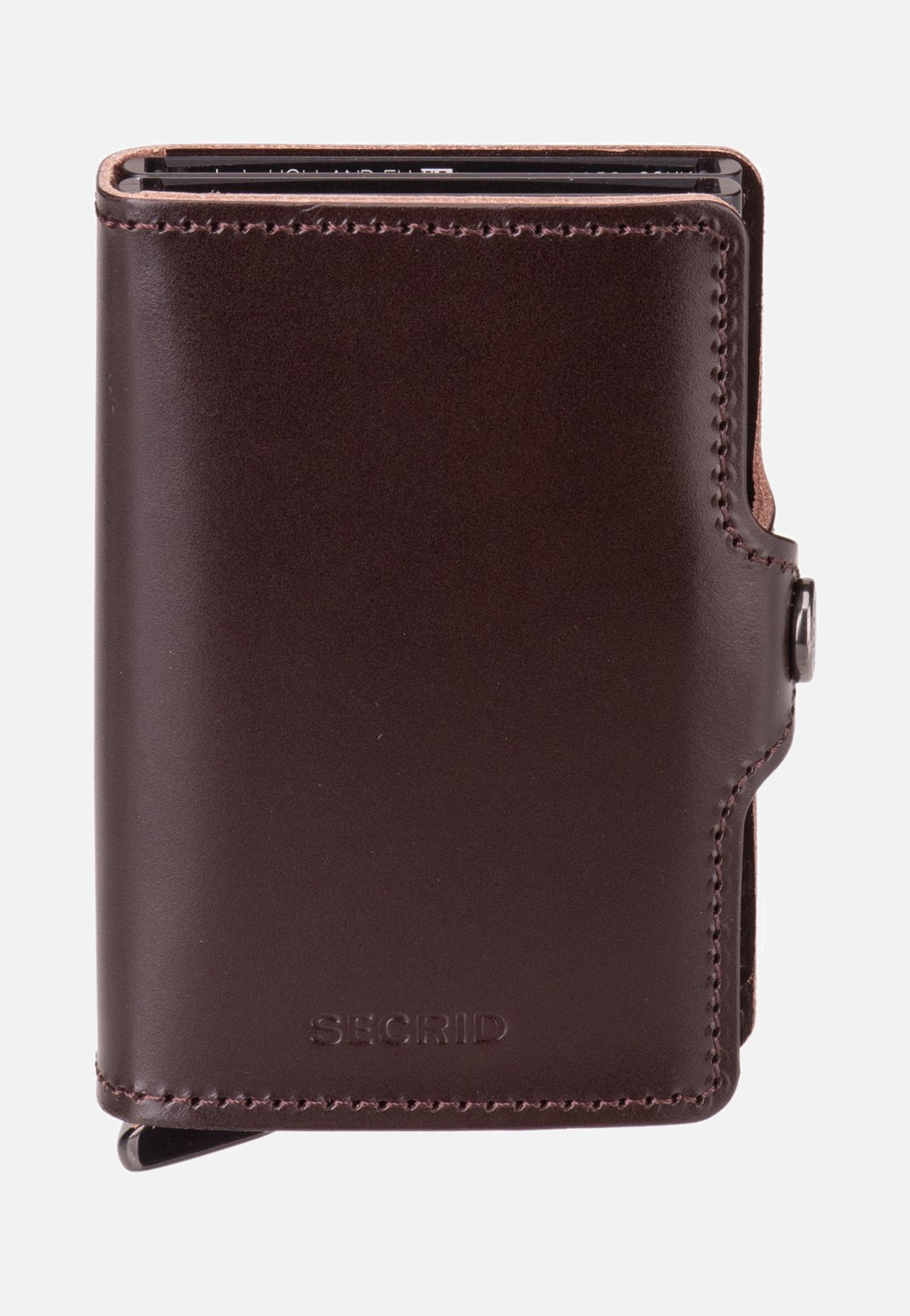 Twinwallet Dusk Dark Brown+ - Portemonnaie