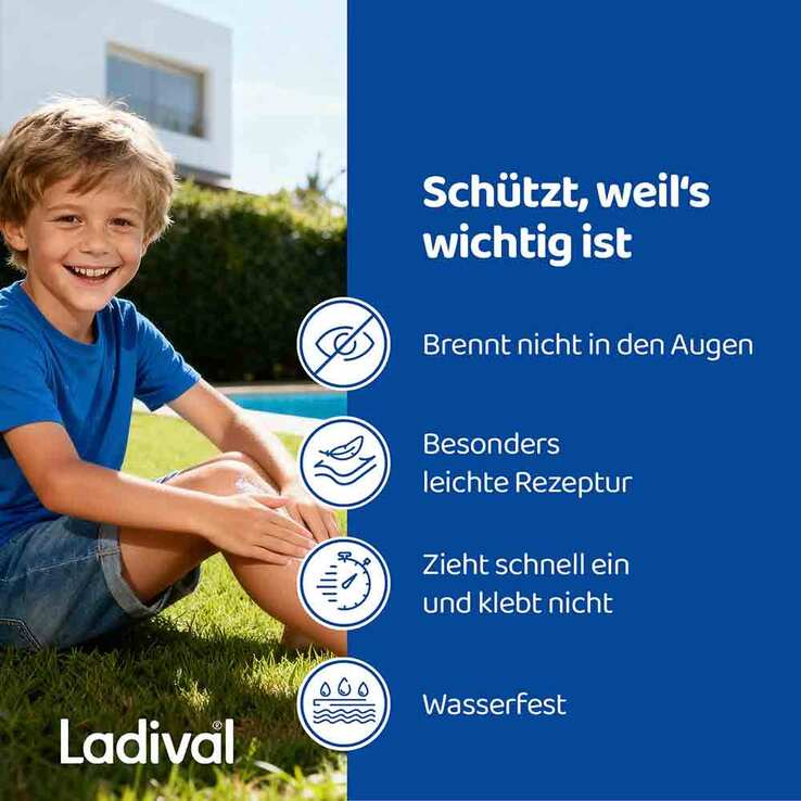 Ladival allergische Kinderhaut Gel LSF 50 + , 2x200 ml