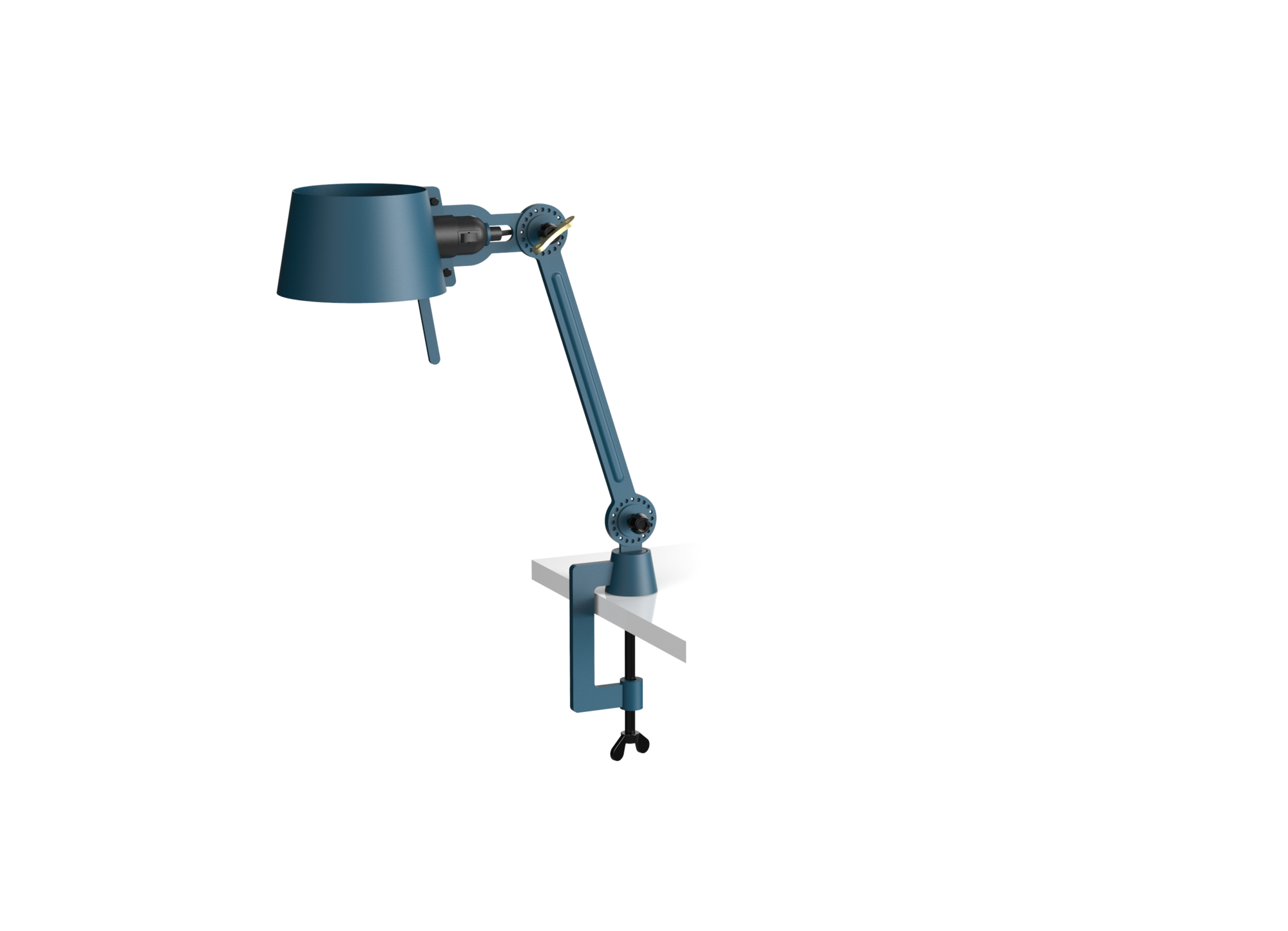Bureaulamp Bolt met klem small 1 arm thunder klein blue