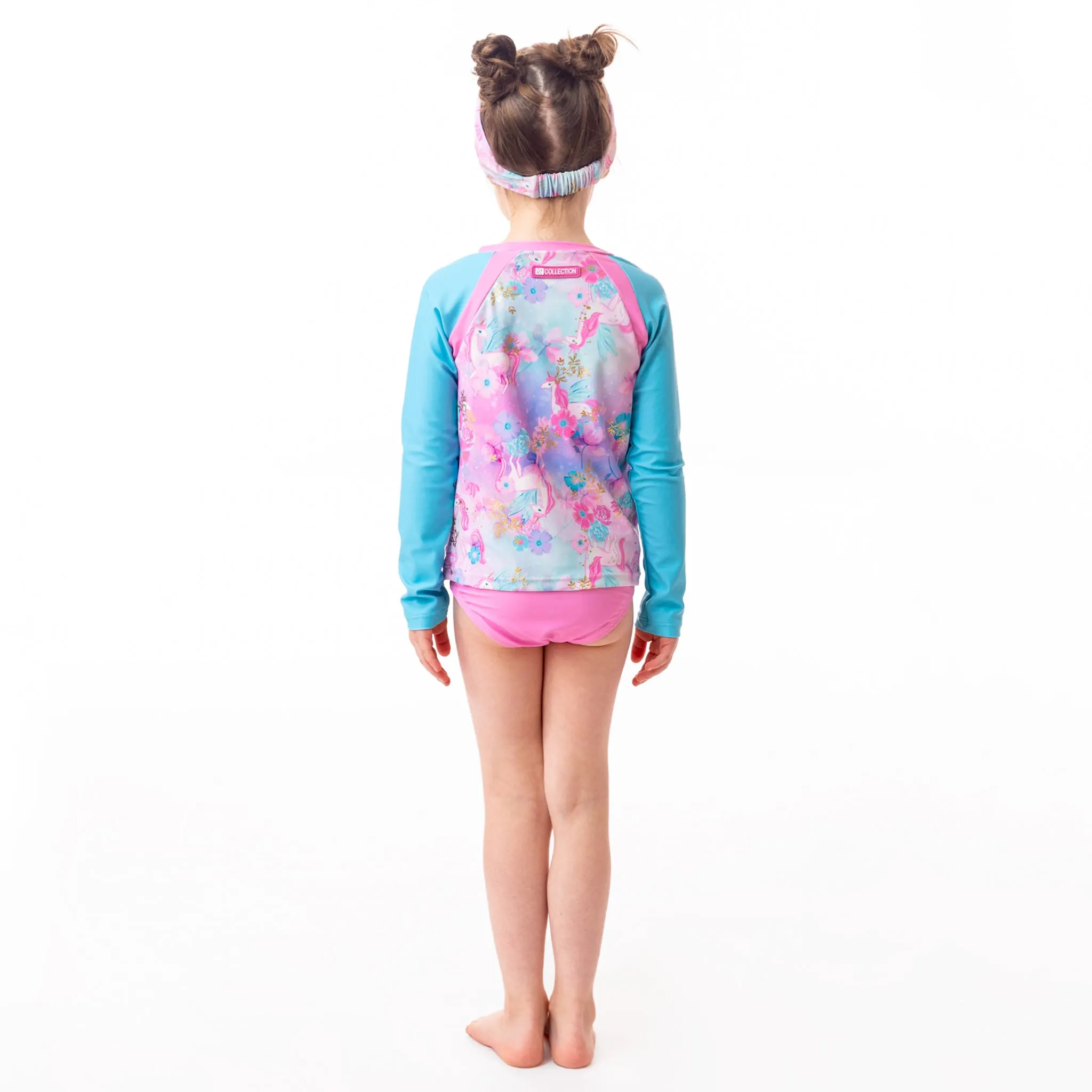Nanö Maillot UV Manches Longues 2 Pièces Licorne 2-6ans
