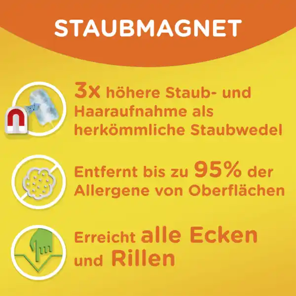 Duster Staubmagnet mit Febrezeduft Nachfüllpackung