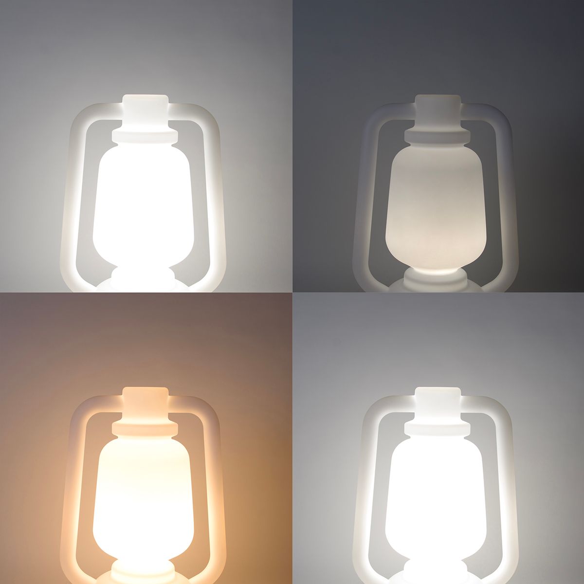 Smart vloerlamp wit 110 cm incl. Wifi G95 - Storm Extra Large