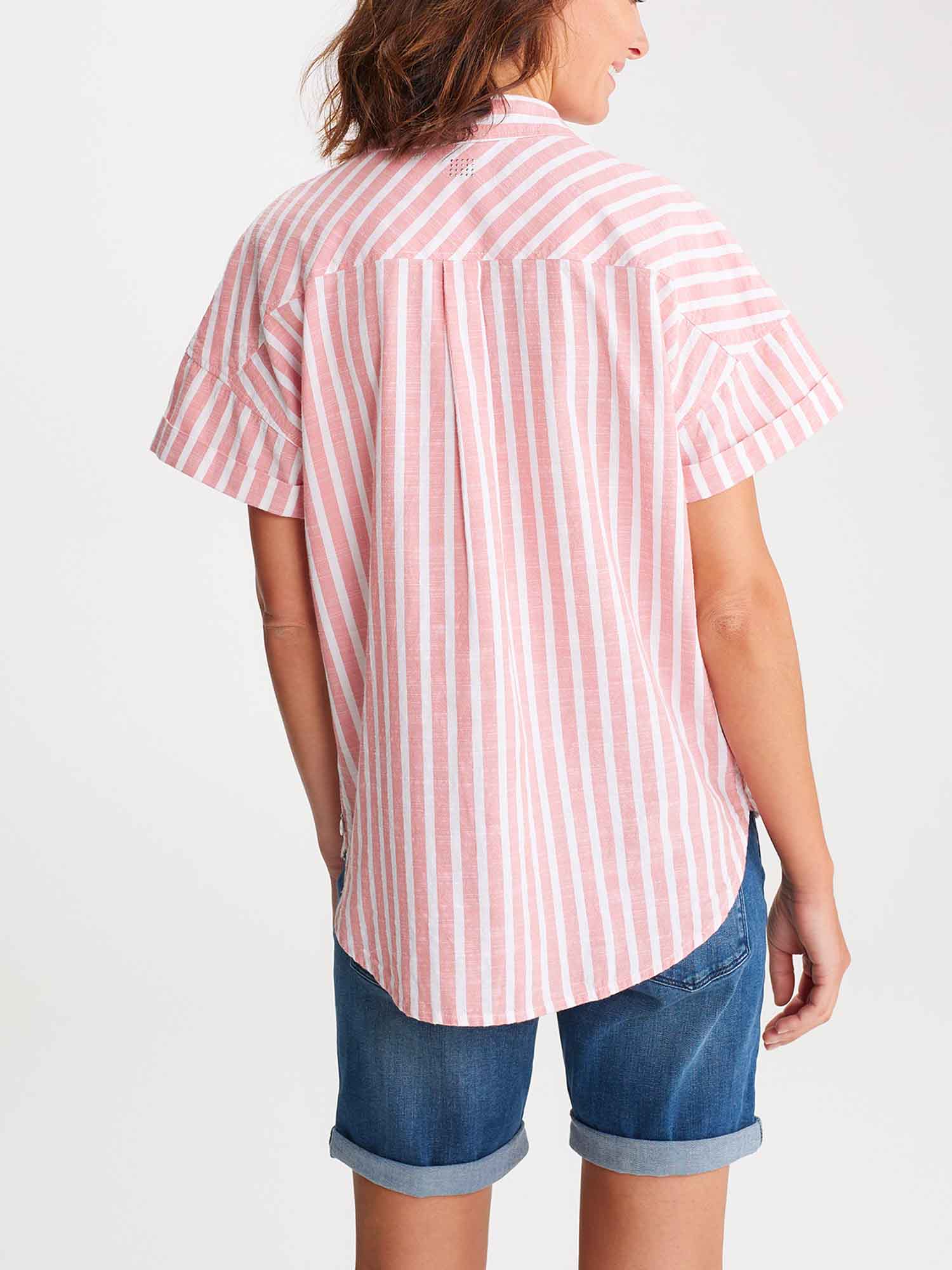 Chemise Femme A Rayures Rose