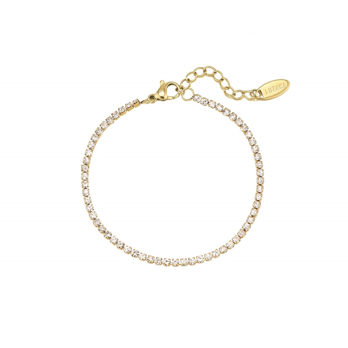 Bracelet Riviera strass blanc
