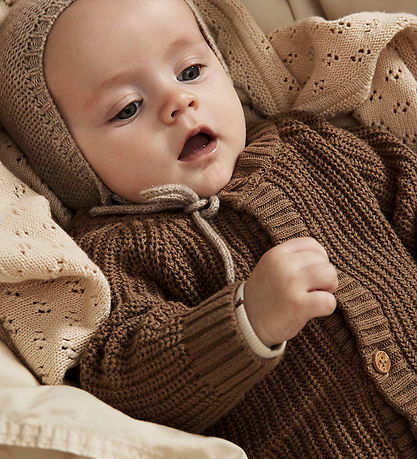 Lil' Atelier Cardigan - Strick - NbnEmlen - Sepia-Tönung