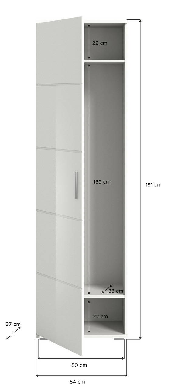 MID.YOU Garderobenschrank PREGO