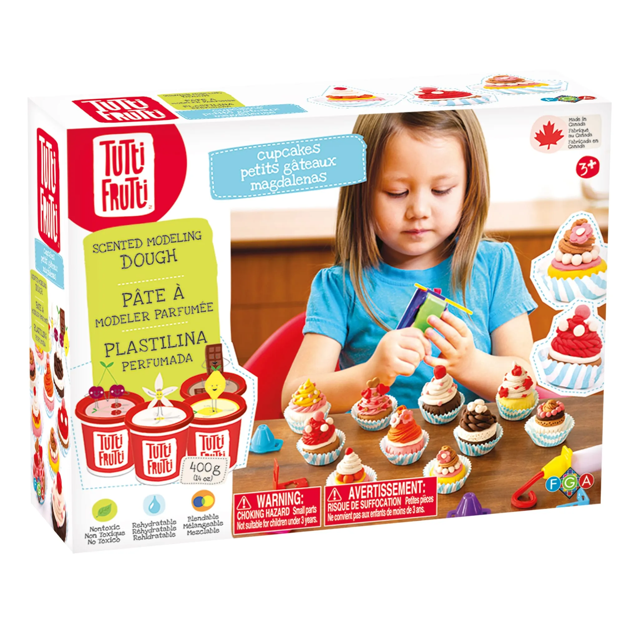 Tutti Frutti Ensemble Pâtes à Modeler - Petits Gâteaux