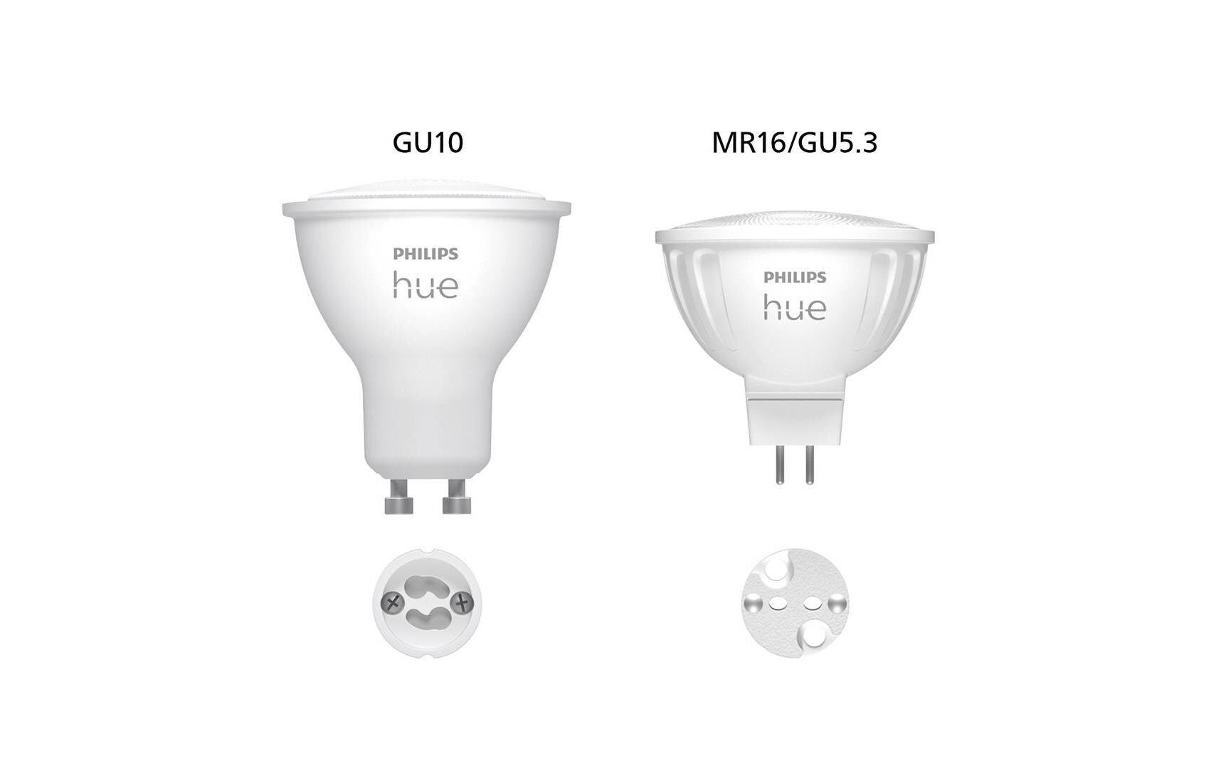 Leuchtmittel White & Color Amb. MR16 Doppelpack 400 lmSmartes Spot-Leuchtmittel für Leuchten mit GU5.3 Sockel