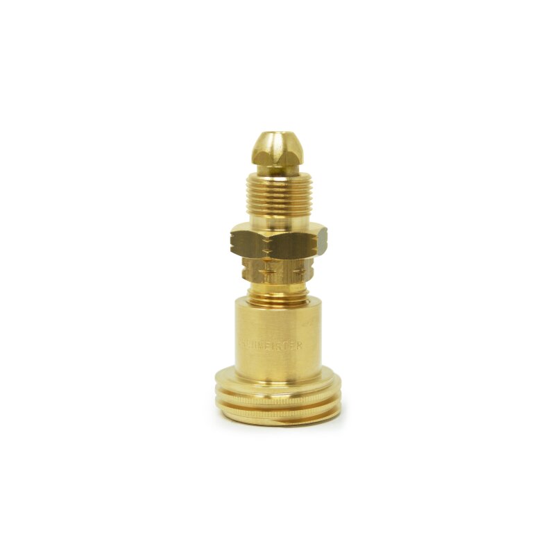 DREHMEISTER ACME Gasflaschen Adapter Campinggas Adapter G 5/8 LH (G.7) - 98mm