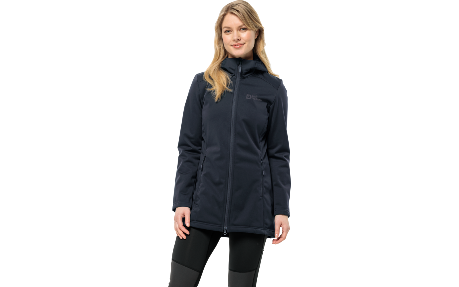Jack Wolfskin Windhain Coat Damen Softshellmantel