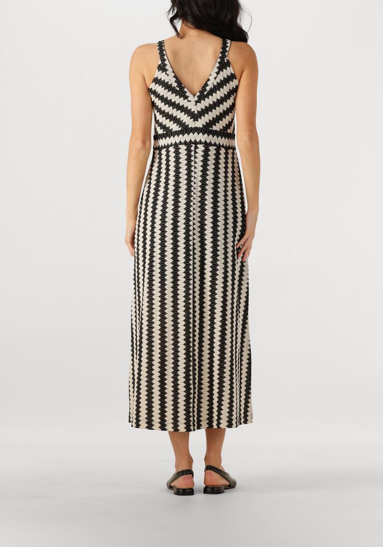 witte summum maxi jurk long halter fine crochet dress